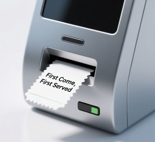 first come first serve