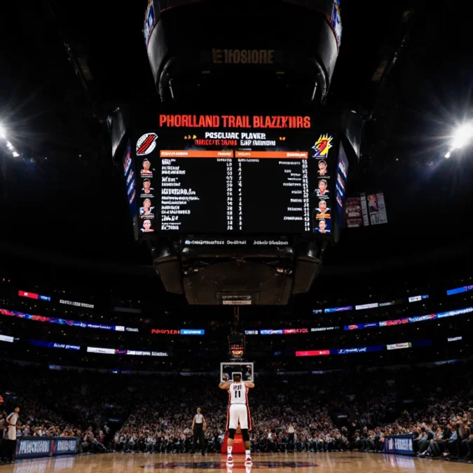 Portland Trail Blazers vs Phoenix Suns match