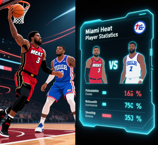 Miami Heat vs. Philadelphia 76ers Player Statistics Miami Heat vs. Philadelphia 76ers Player Statistics