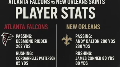cbybxrf Atlanta Falcons vs New Orleans Saints match Player Stats
