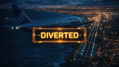 misha ezratti wife united flight ua967 diverted