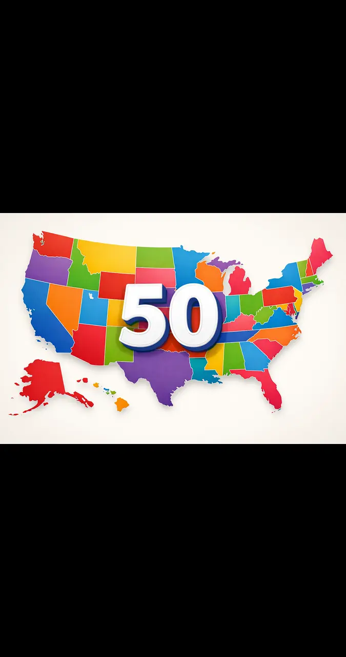 how many states in usa