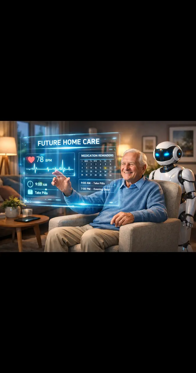 how future healthcare technology is elevating at home care