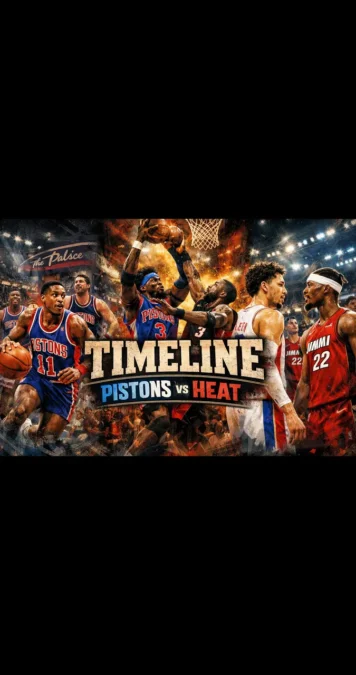 detroit pistons vs miami heat timeline