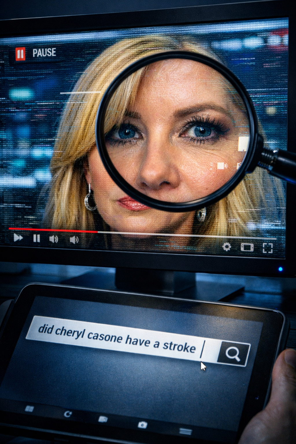 did cheryl casone have a stroke