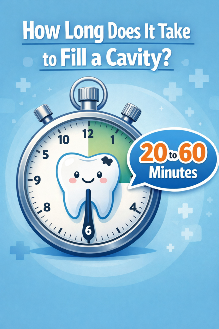 how long does it take to fill a cavity