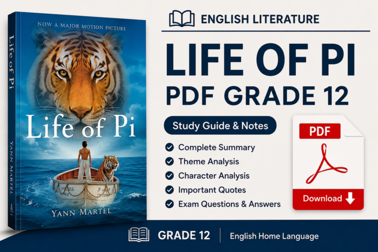 life of pi pdf grade 12