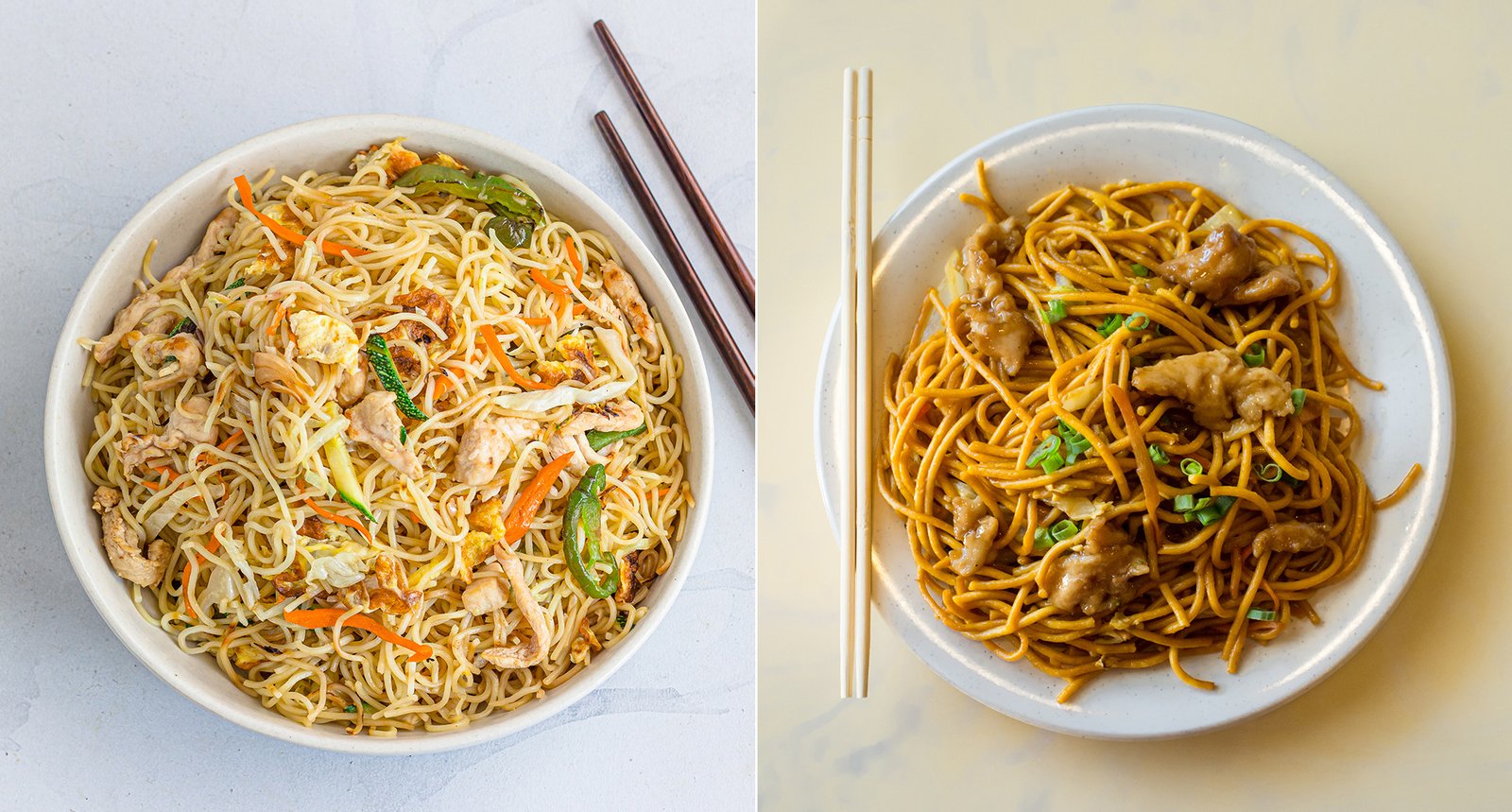 chow mein vs lo mein